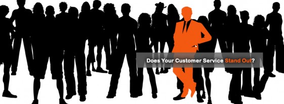 Is Your Customer Service Remarkable | Orange Man Against Crowd