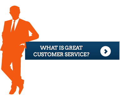 What Is Great Customer Service | Customers That Stick Button