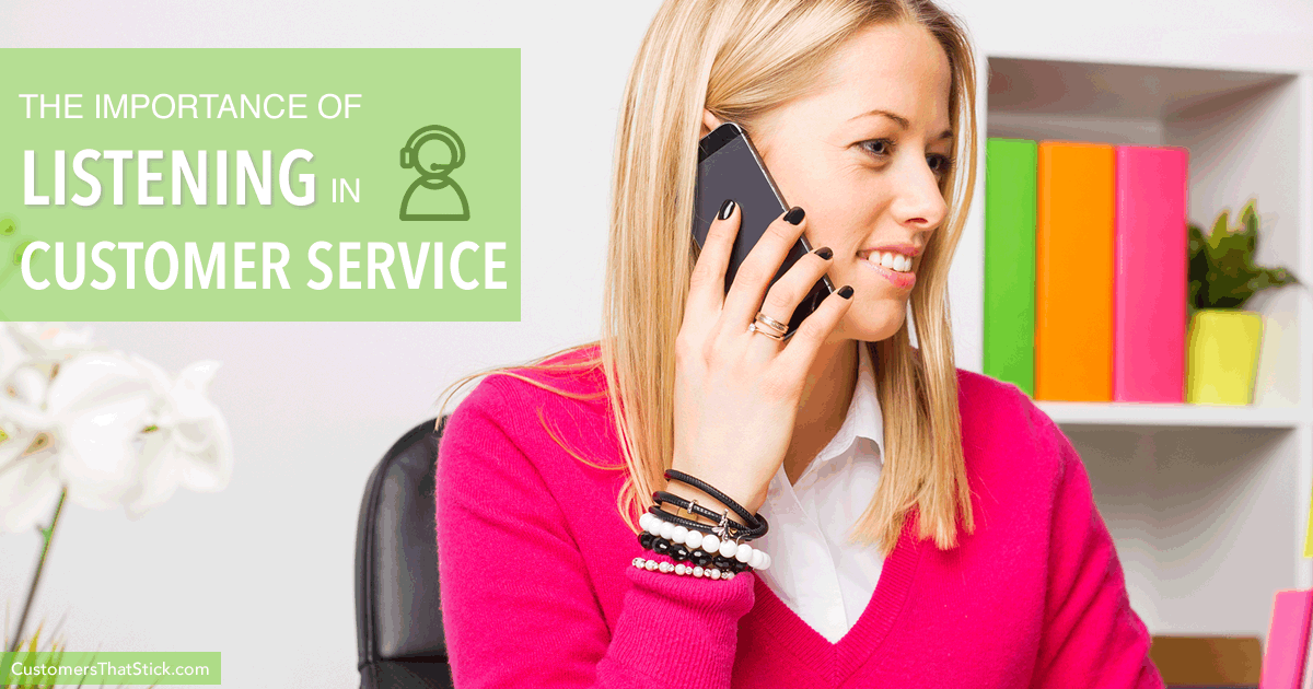 The Importance of Listening in Customer Service | Lady on Phone