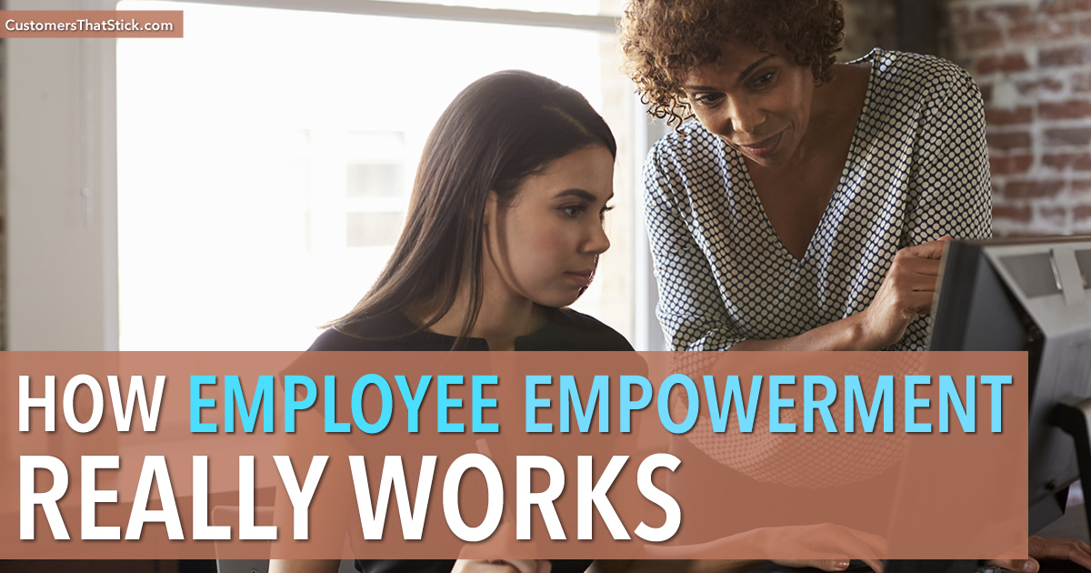 How Employee Empowerment Really Works | Manager with employee