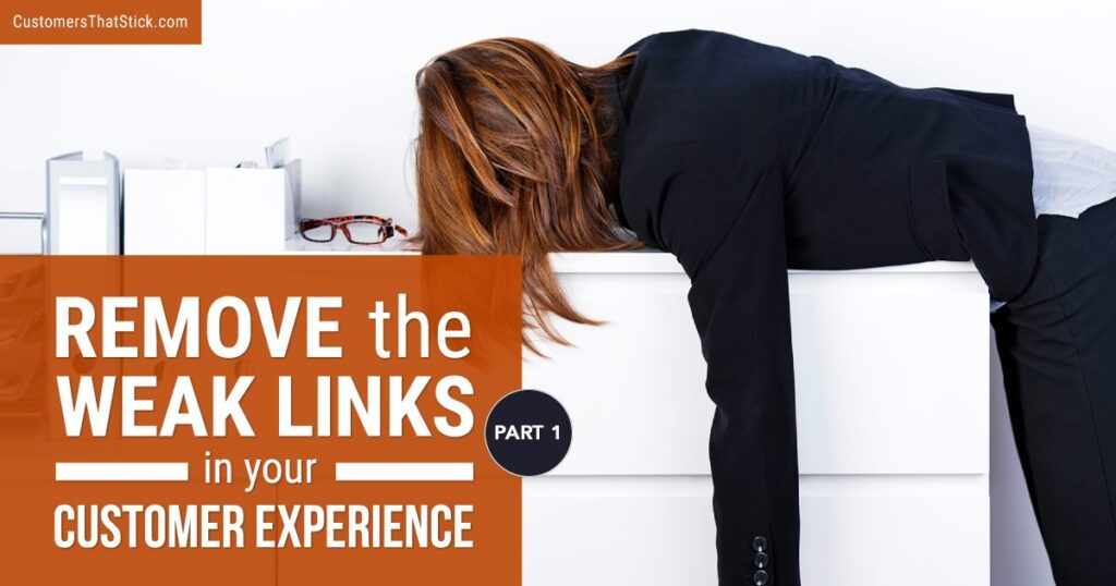 Remove the Weak Links from Your Customer Experience Part 1 | Employee passed out