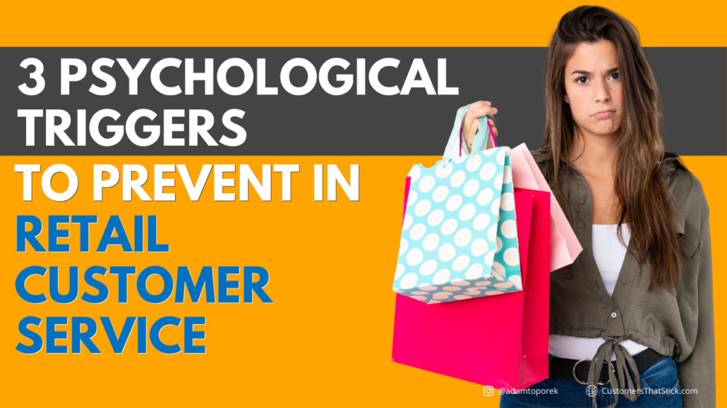 3 Psychological Triggers to Prevent in Retail Customer Service ﻿| Upset girl holding shopping bags