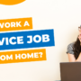 Can I work a customer service job from home? | young worker with curious expression